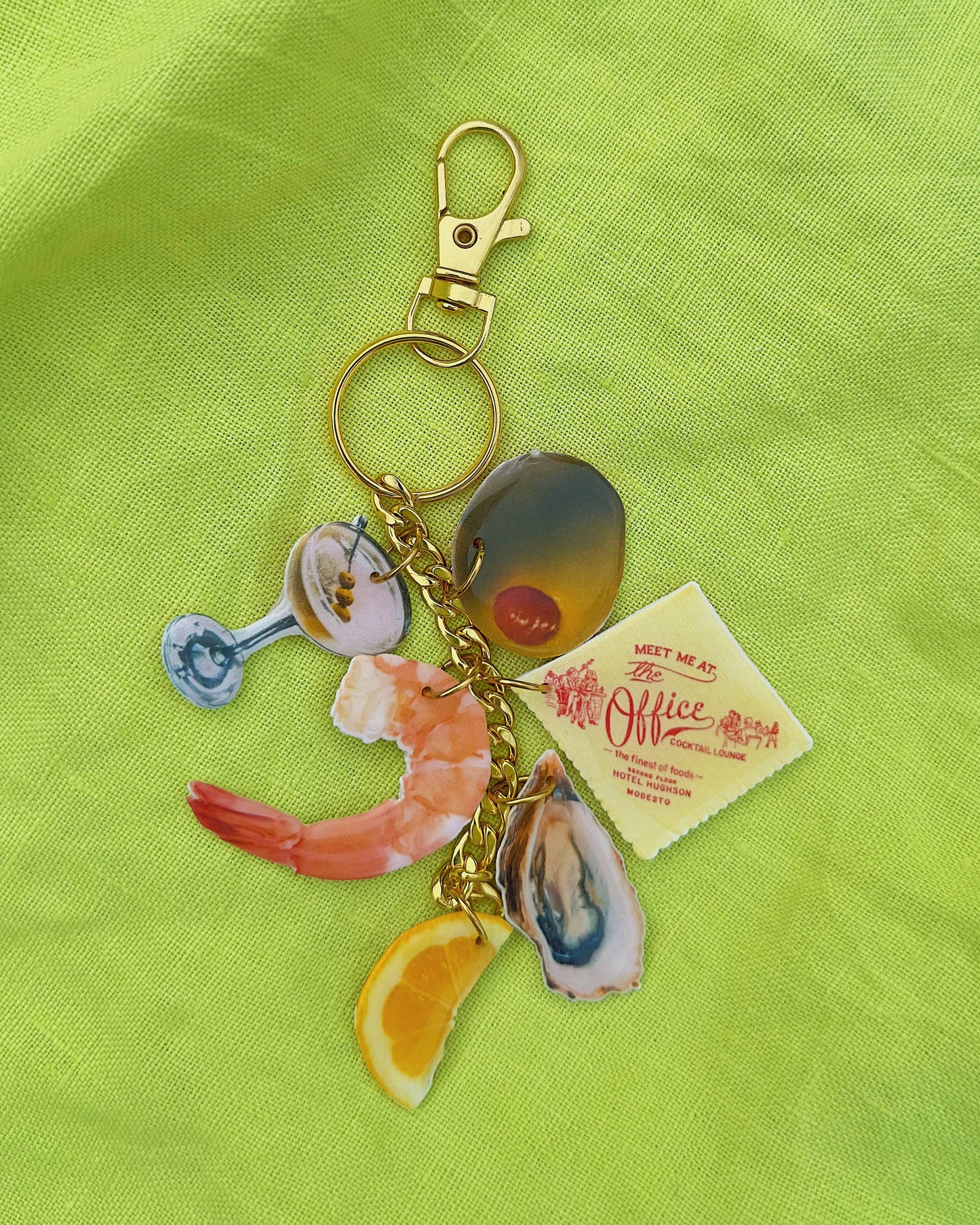 Cocktail Hour Bag Charm