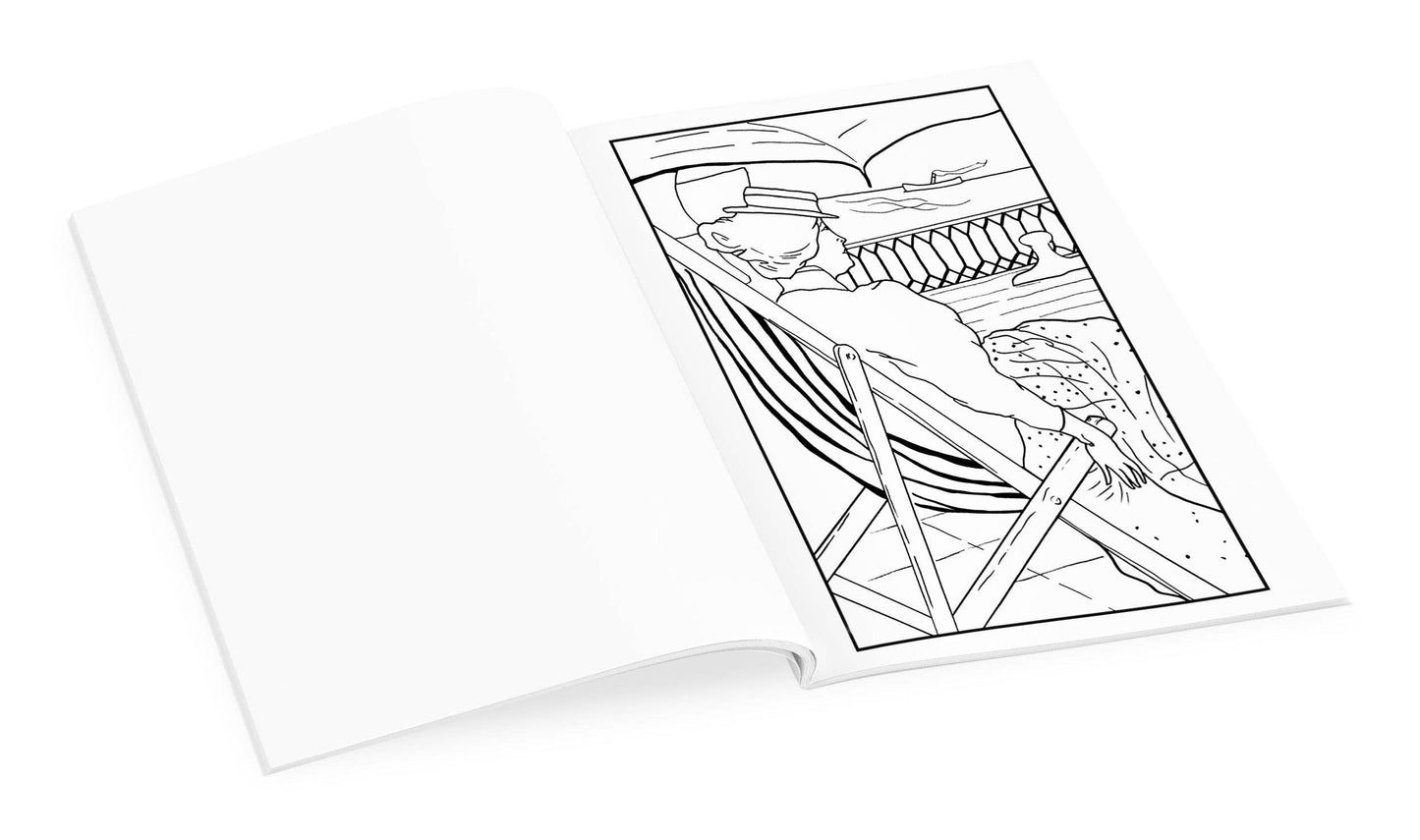 Impressionists on the Water Coloring Book