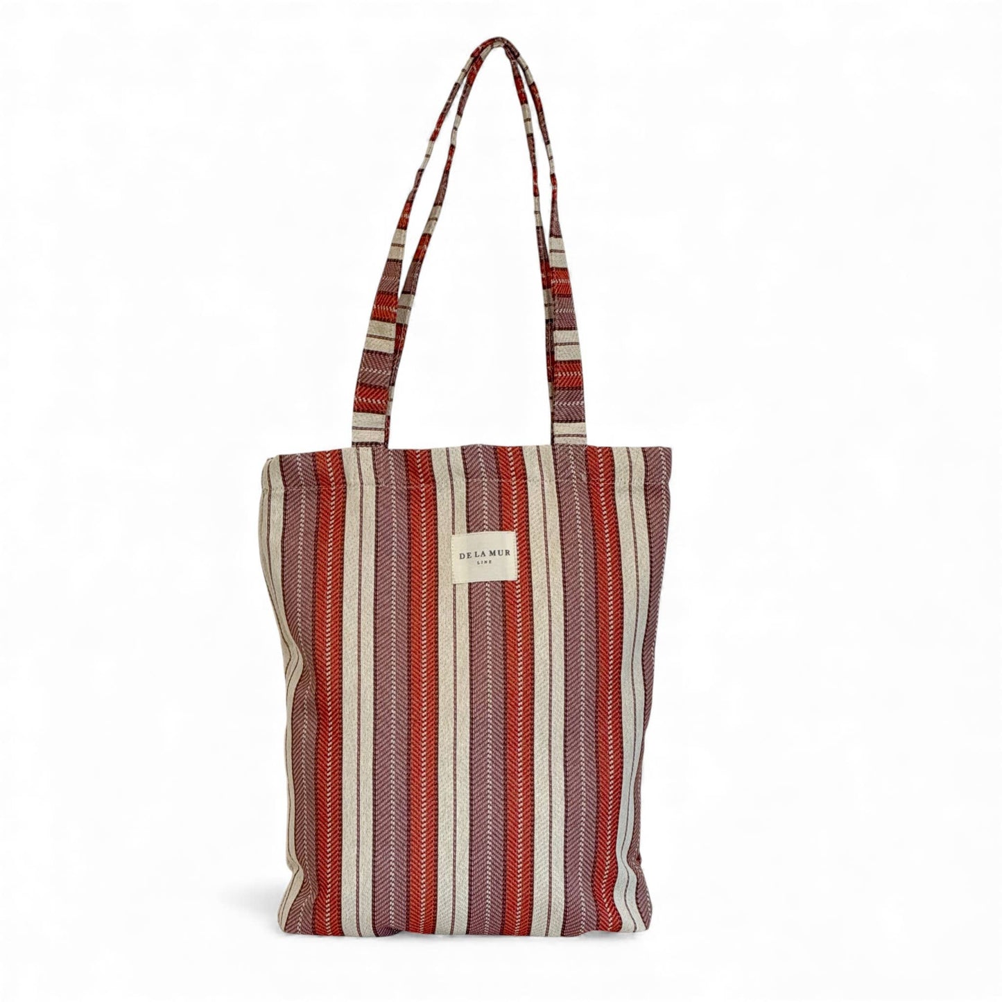 Zippered Tote in Summer Stripe - Medium