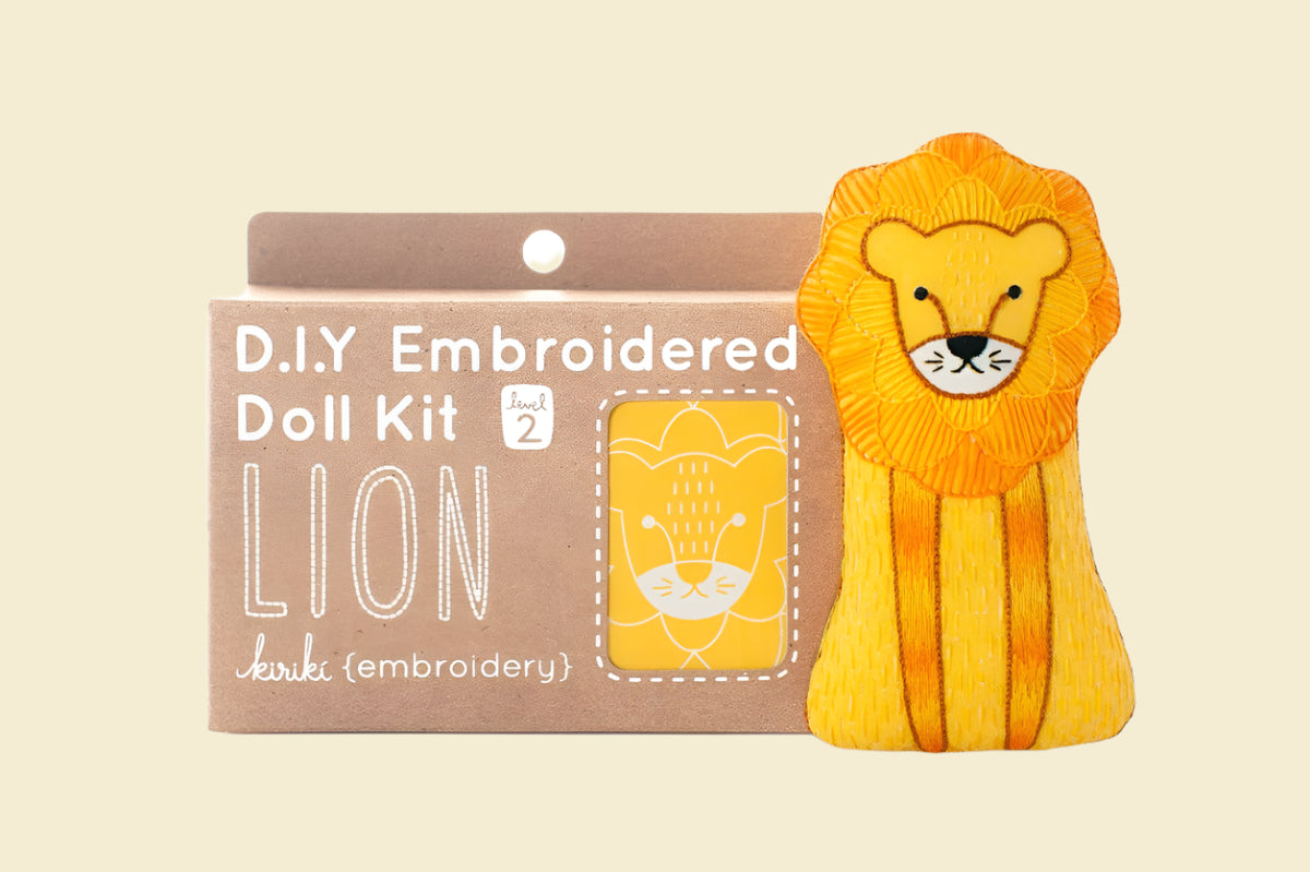 Lion - Embroidery Kit