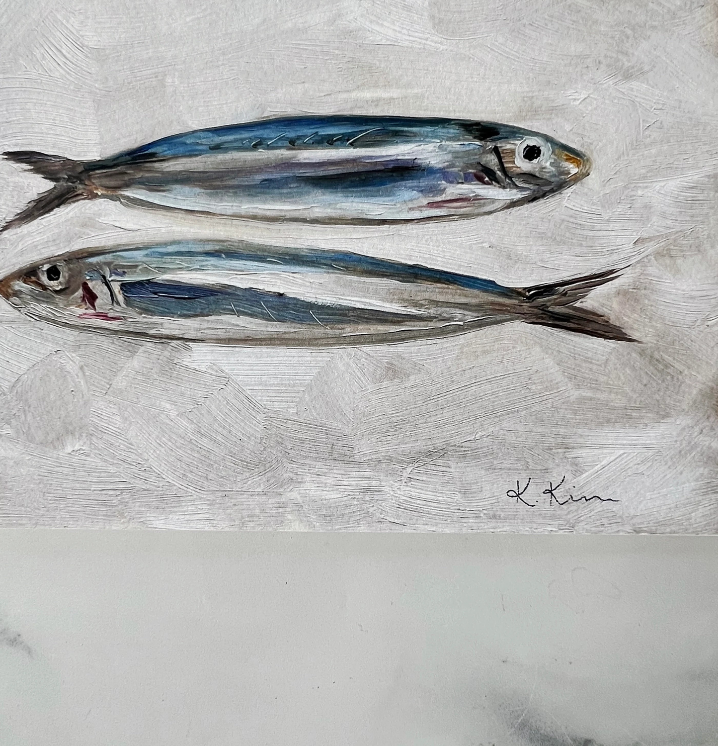 Sardines II - Art Print (unframed)   : 5x7"