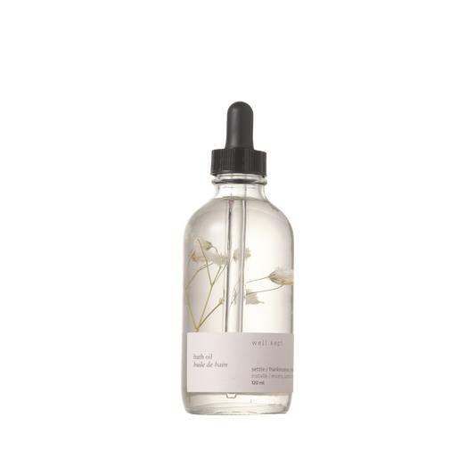Bath Oil - Settle - 120ml (all-natural, hand-poured)