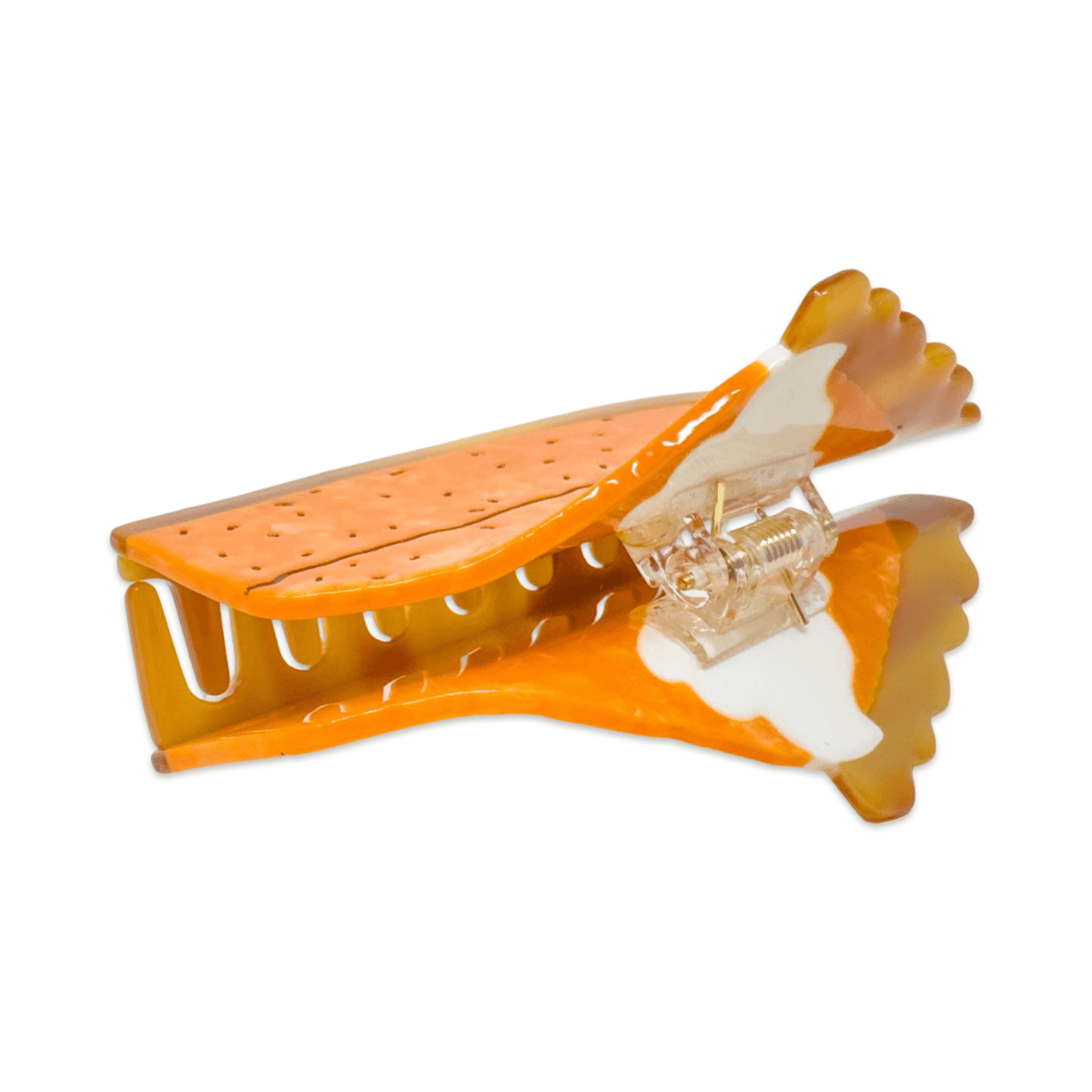 Large Pumpkin Pie Hair Claw Clip