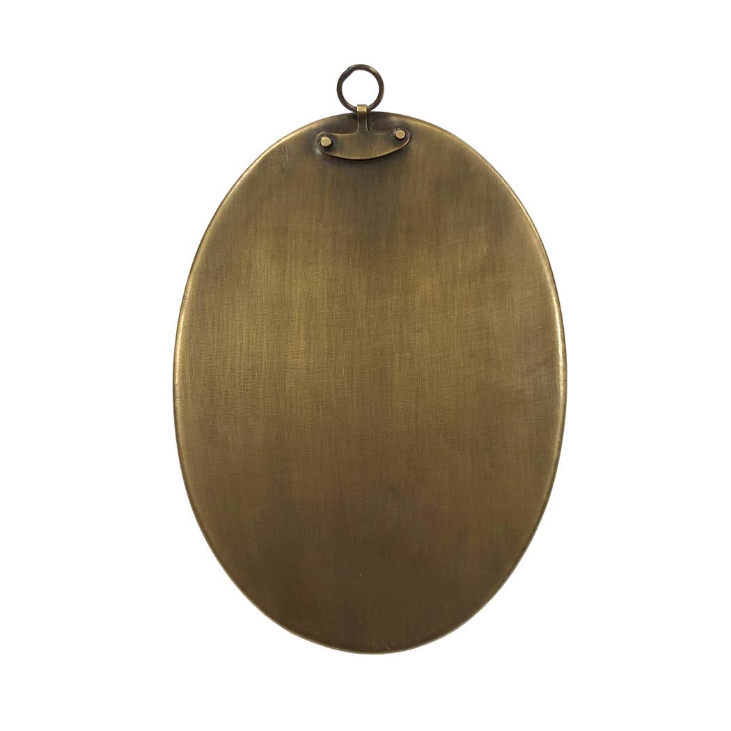 Fruit and Squirrel in Antiqued Brass Frame | Wall art