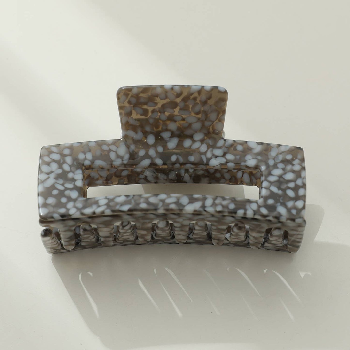 Luna Medium Vintage Stone | Classic Med Rectangle Claw Clip