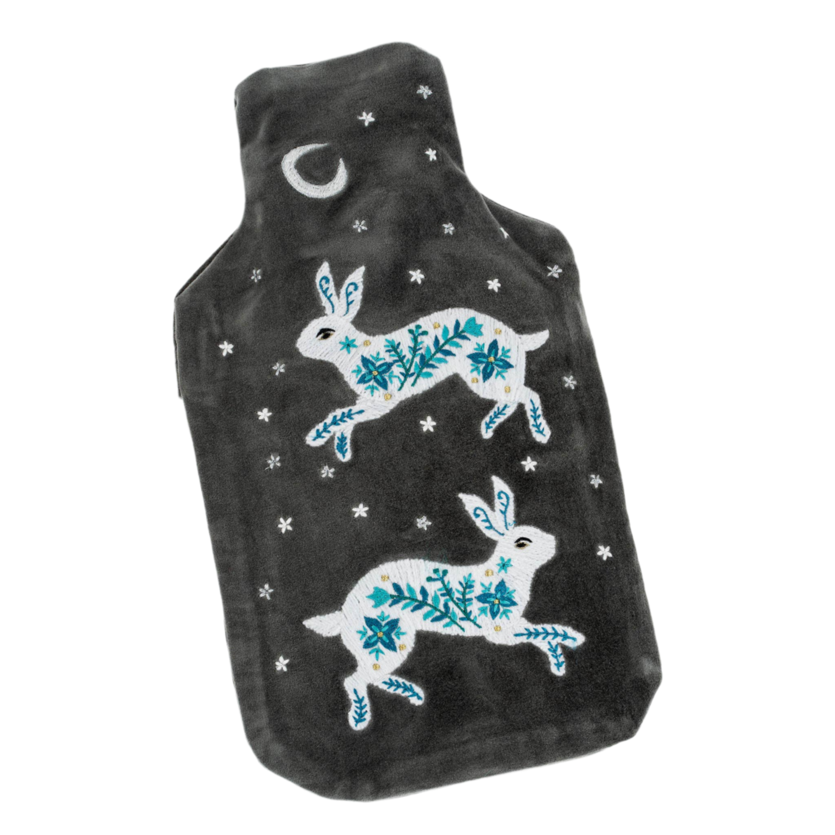 Celestial Rabbit Velvet Hot Water Bottle