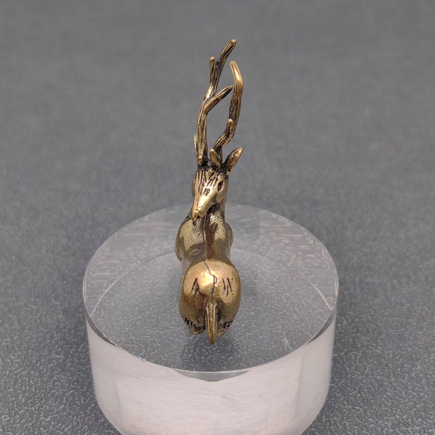 Brass Elk Deer Desktop Ornaments Decoration