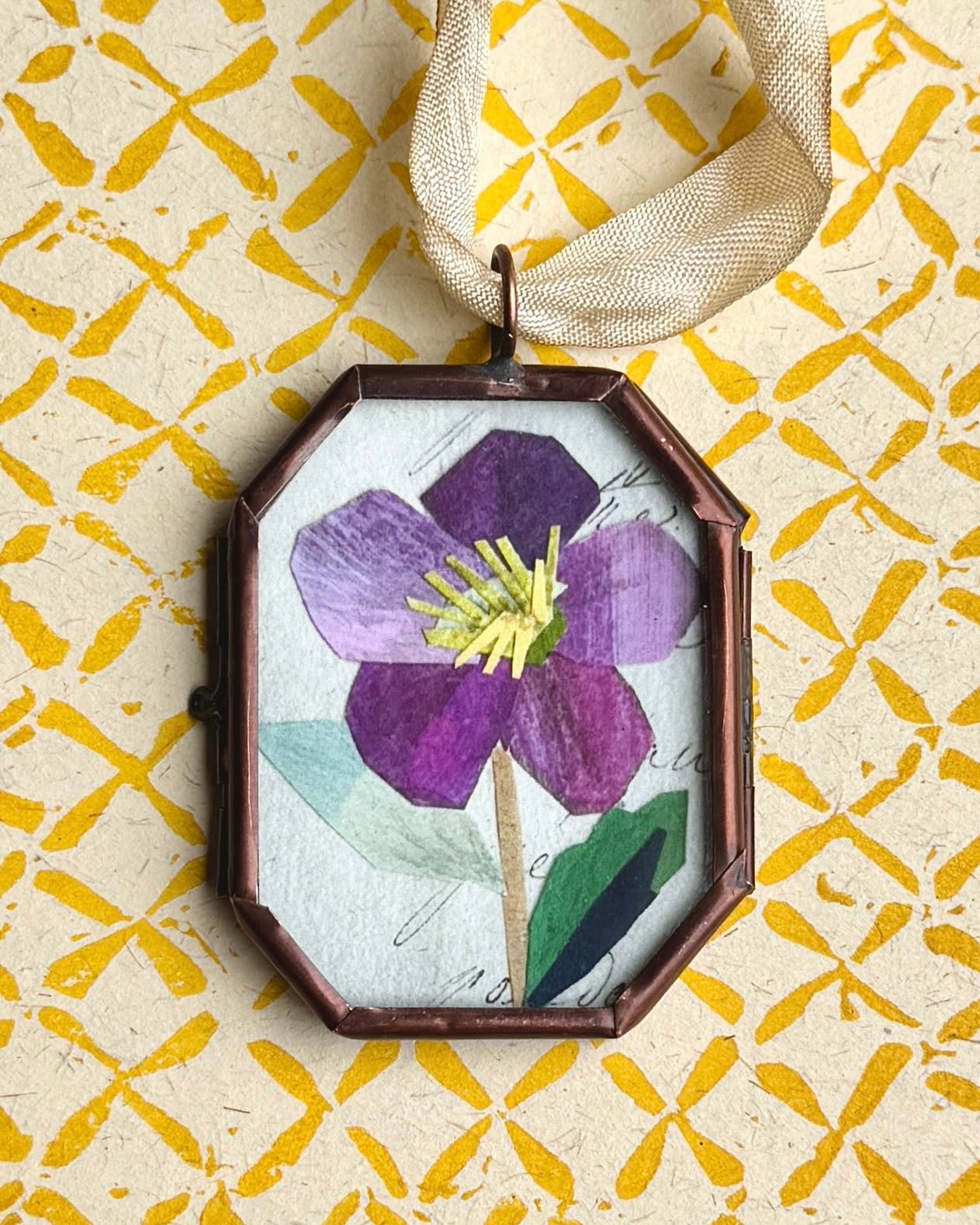 Hellebore - Handmade Art Locket