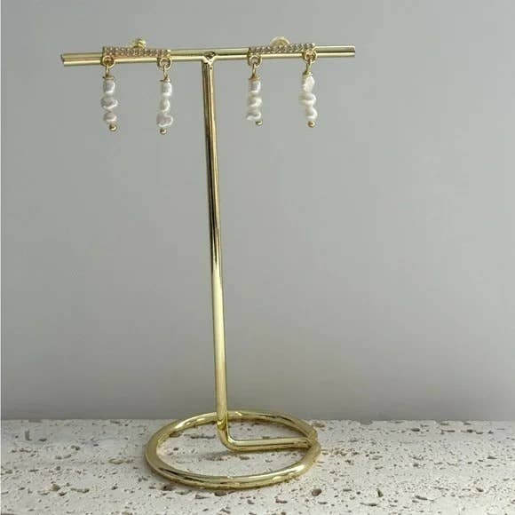 Duo Pearl Earrings