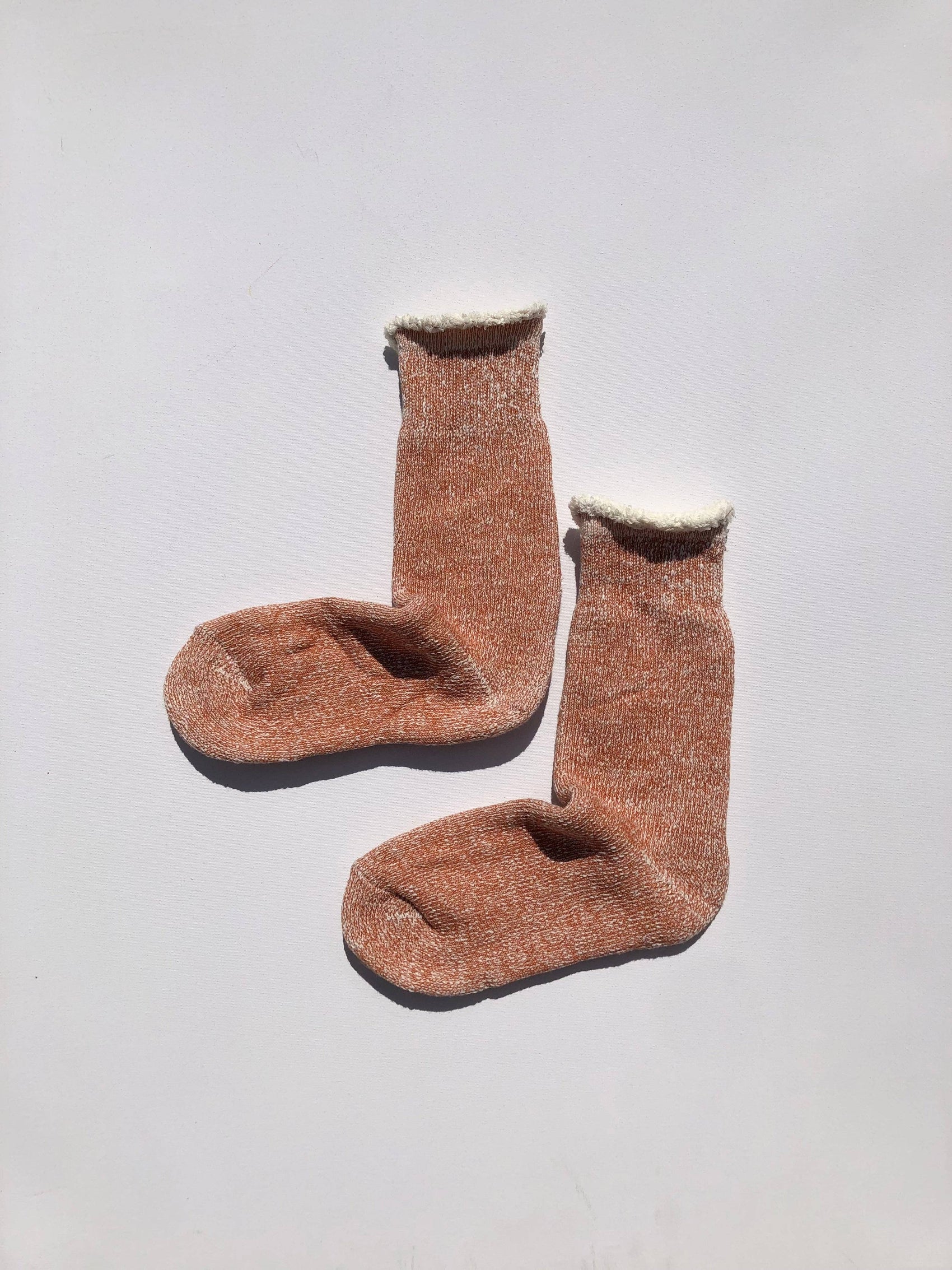 Terry Loop Socks in Clementine