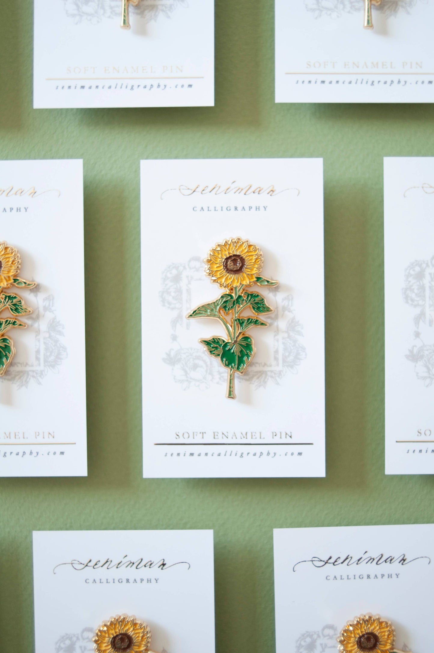 Sunflower Enamel Pin