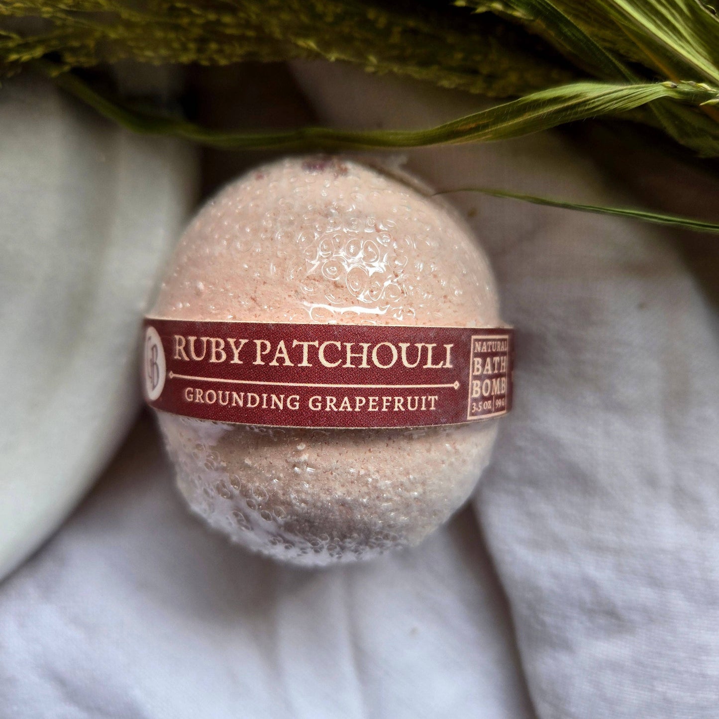 Ruby Patchouli Bath Bomb