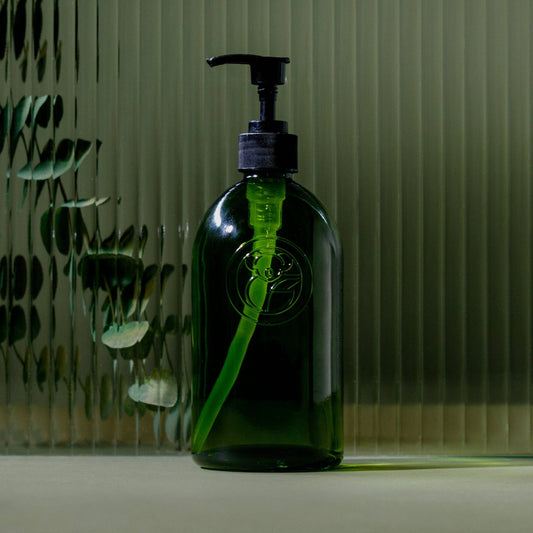 Apothecary Glass Bottle with Pump