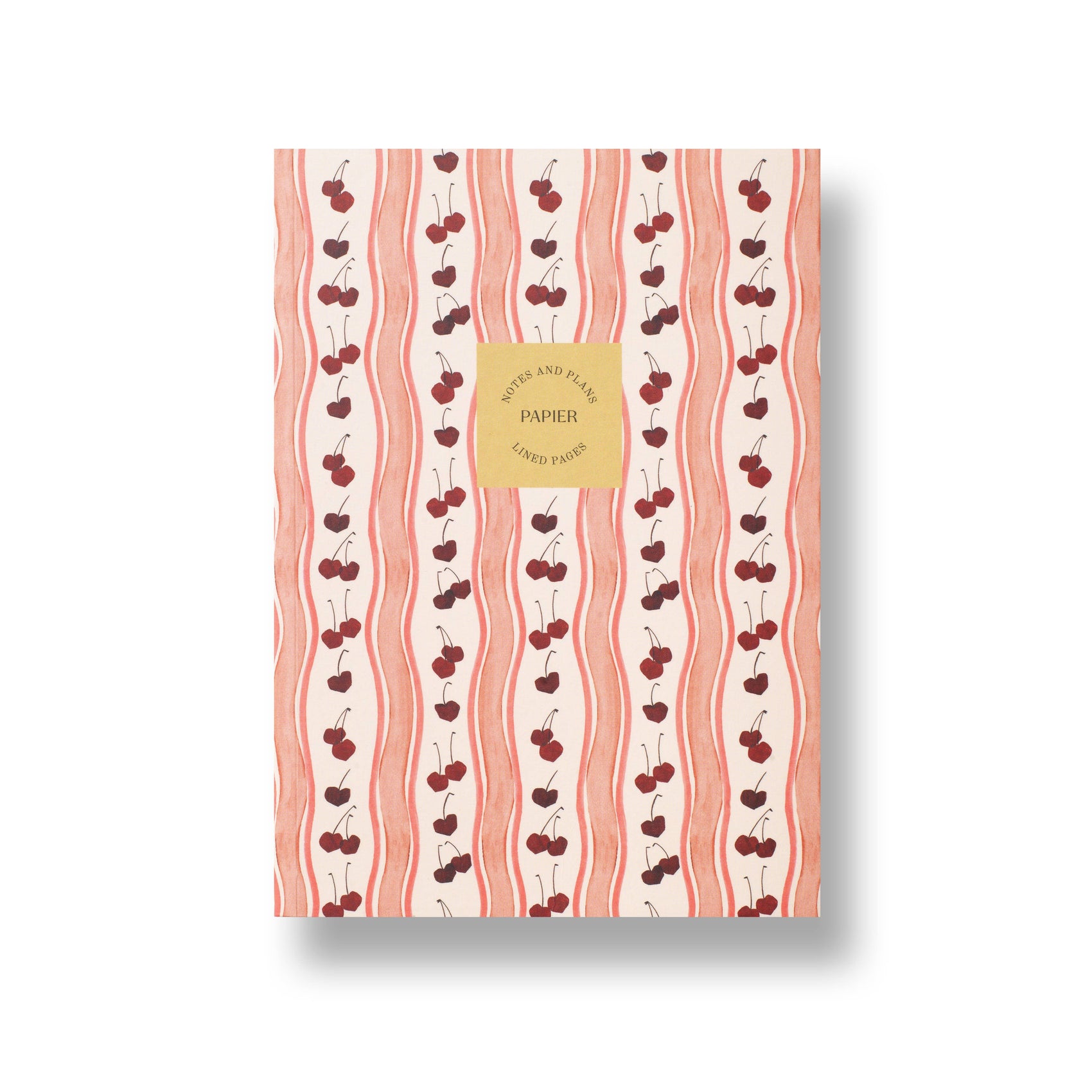 Cherry Wave A5 Softcover Lined Notebook