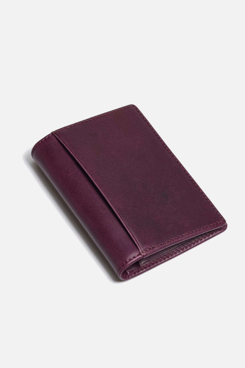 Slim Bi-fold Wallet: Purple / Green