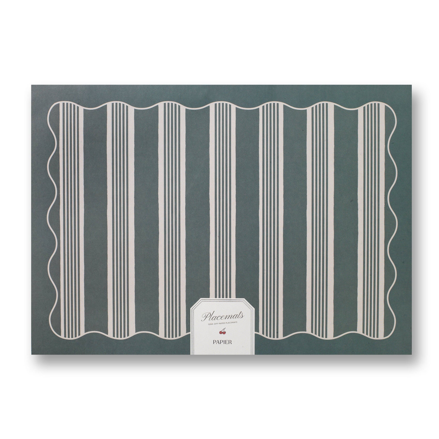 Placemat Pad Set of 40 - Stripes & Bites