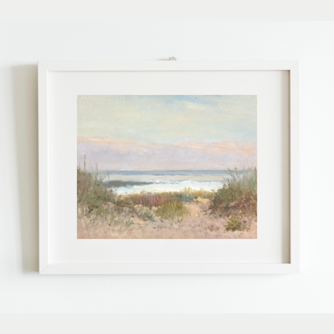 Beach Antique Print