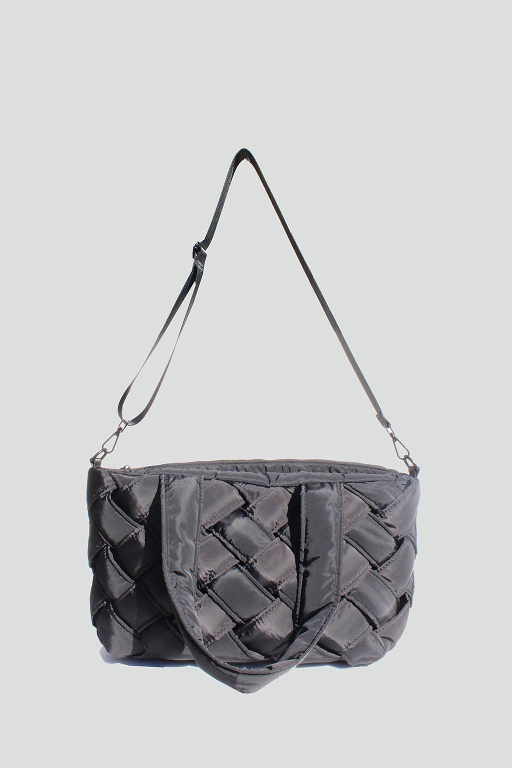 Athena Nylon Woven Tote: Mint