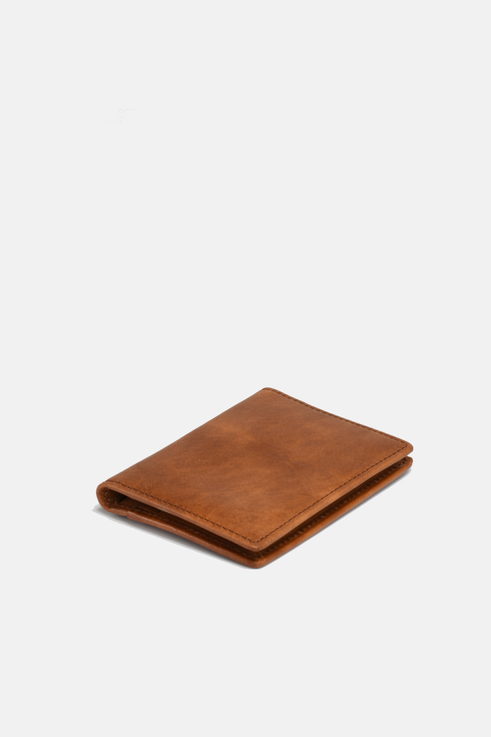 Slim Bi-fold Wallet: Brown