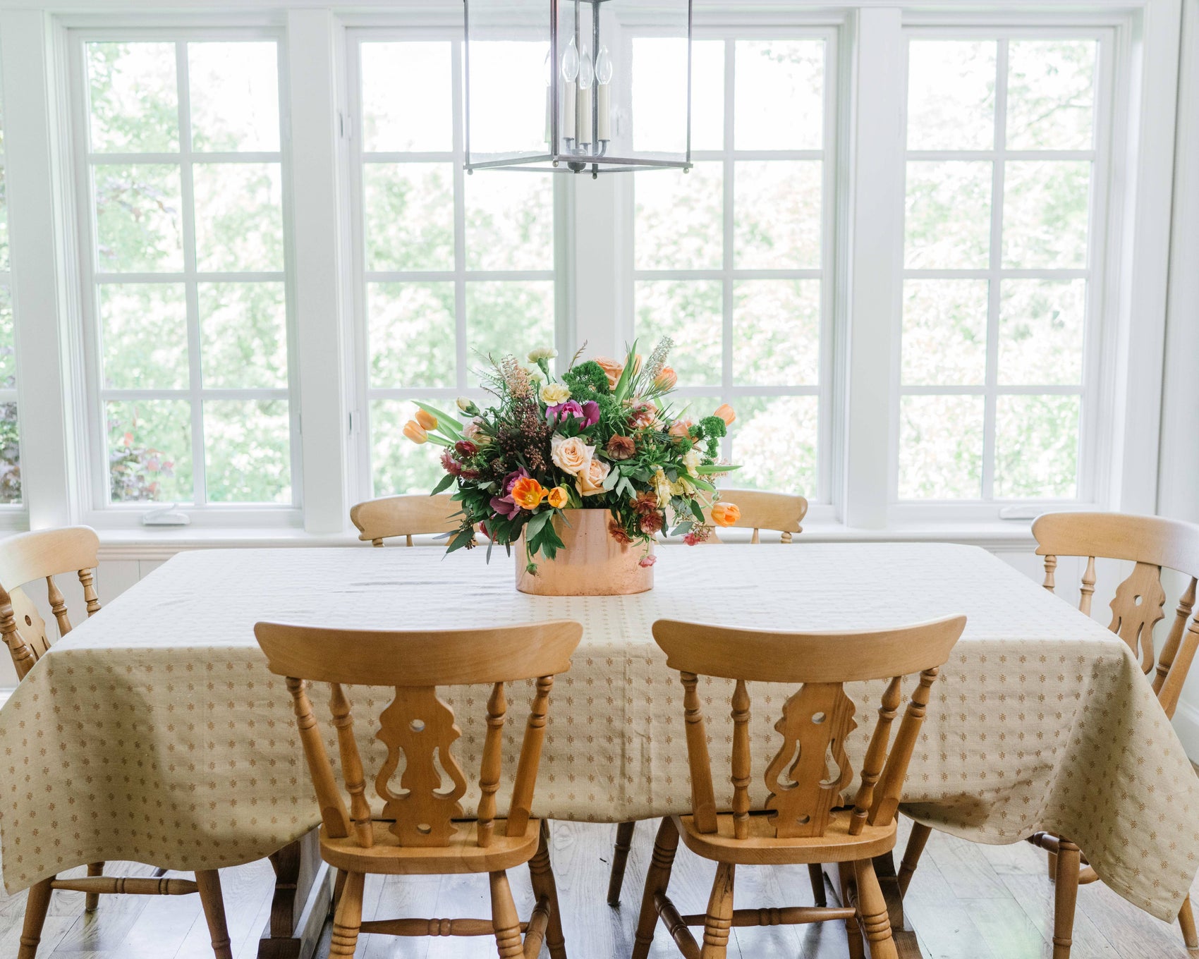 Umber Dobby Tablecloth