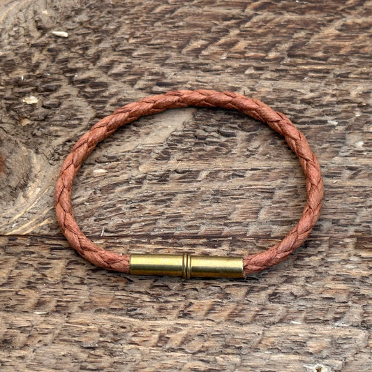 Flint Single Waxed Canvas Bracelet: Sage/Gray / Large