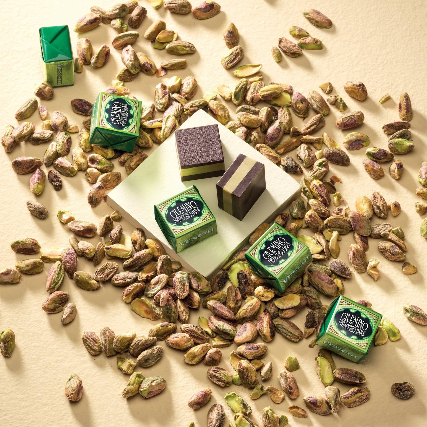 Cremino Pistachio Dark - Venchi Italian Gourmet Chocolate