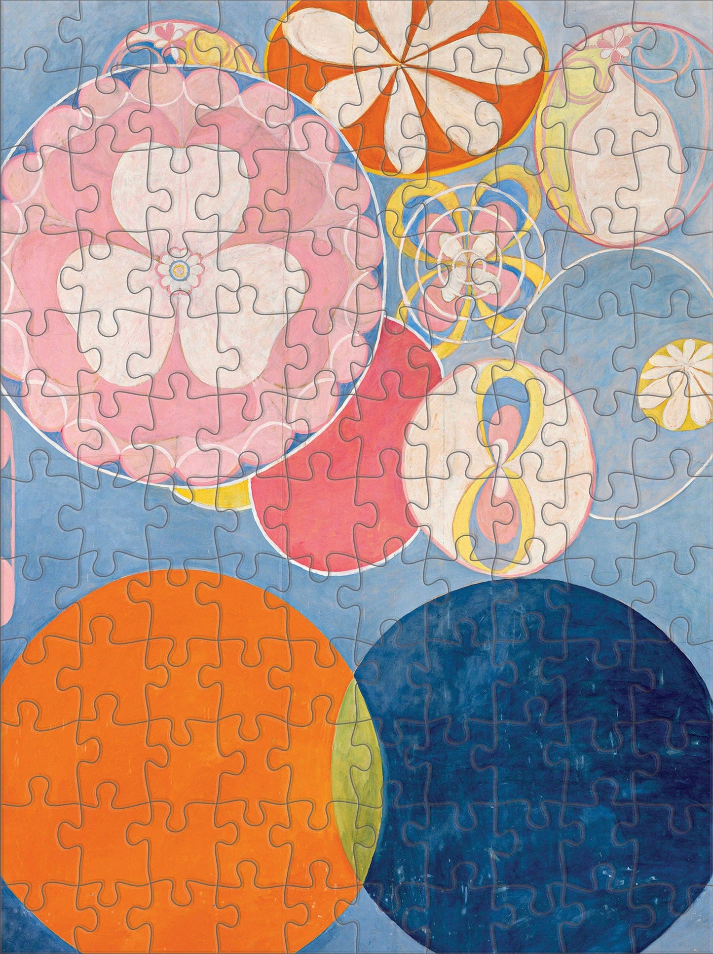 Hilma af Klint 120-Piece Double-Sided Jigsaw Puzzle Set