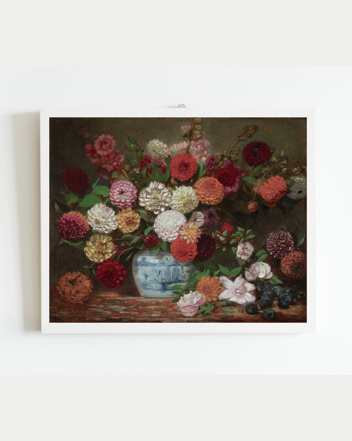 Harvest Bouquet Antique Art Print