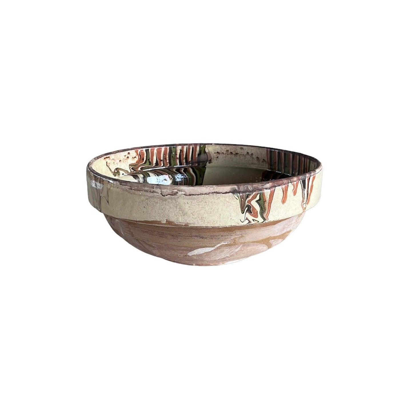Cottage Crafted Bowl: Marbleized Blue / Small