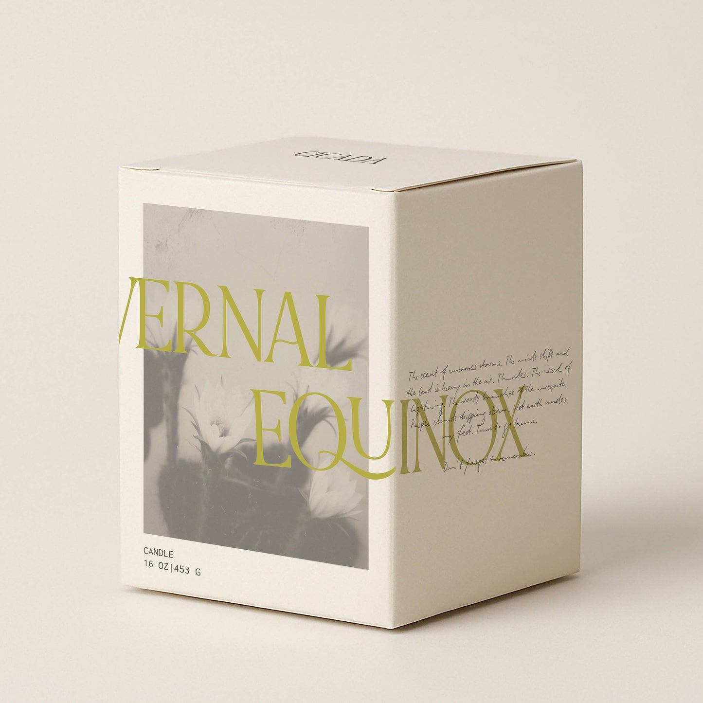 Vernal Equinox Large Candle - Spring
