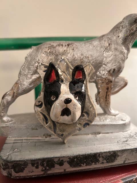 Boston Terrier on a Plaque