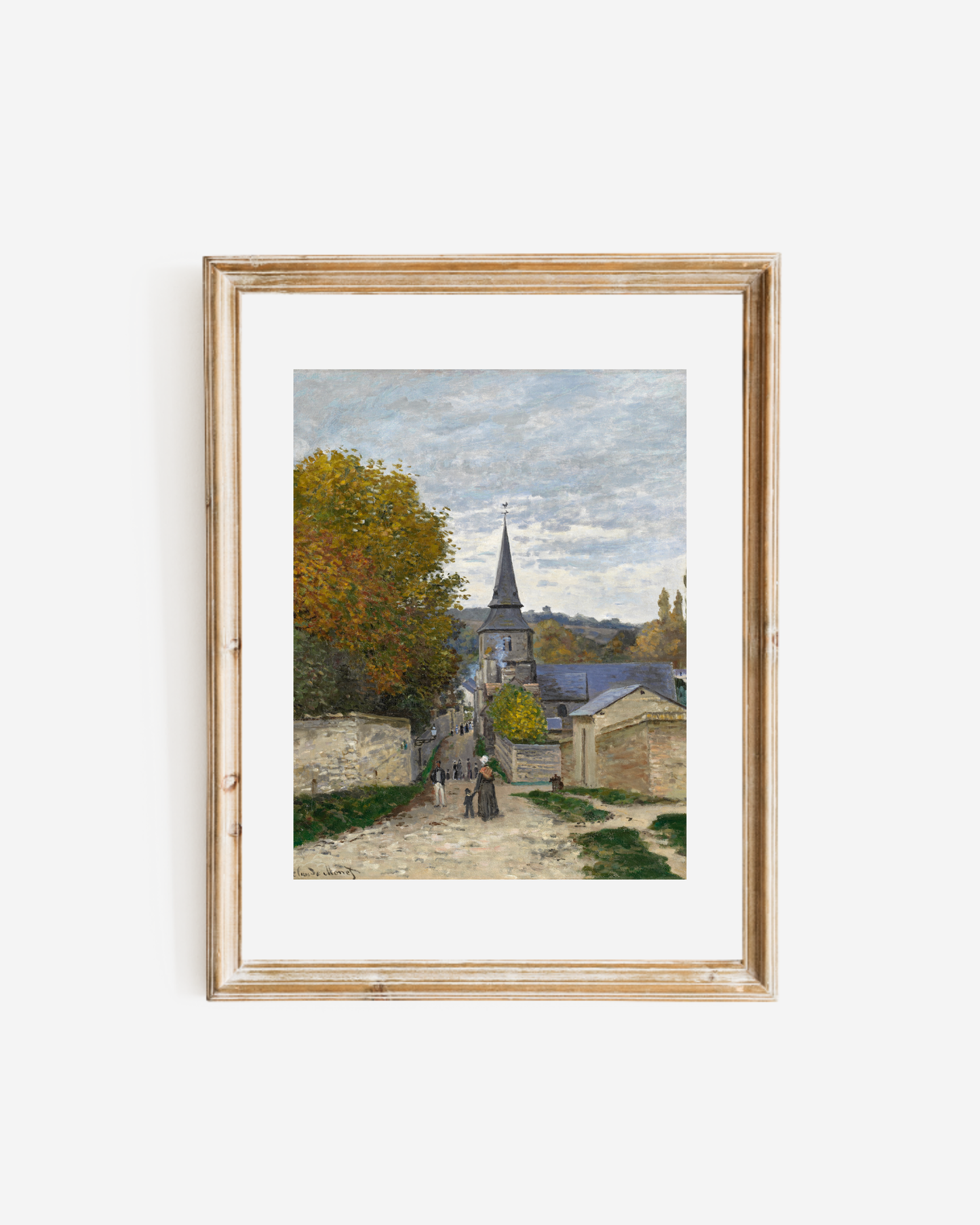 Street in Sainte-Adresse Antique Art Print