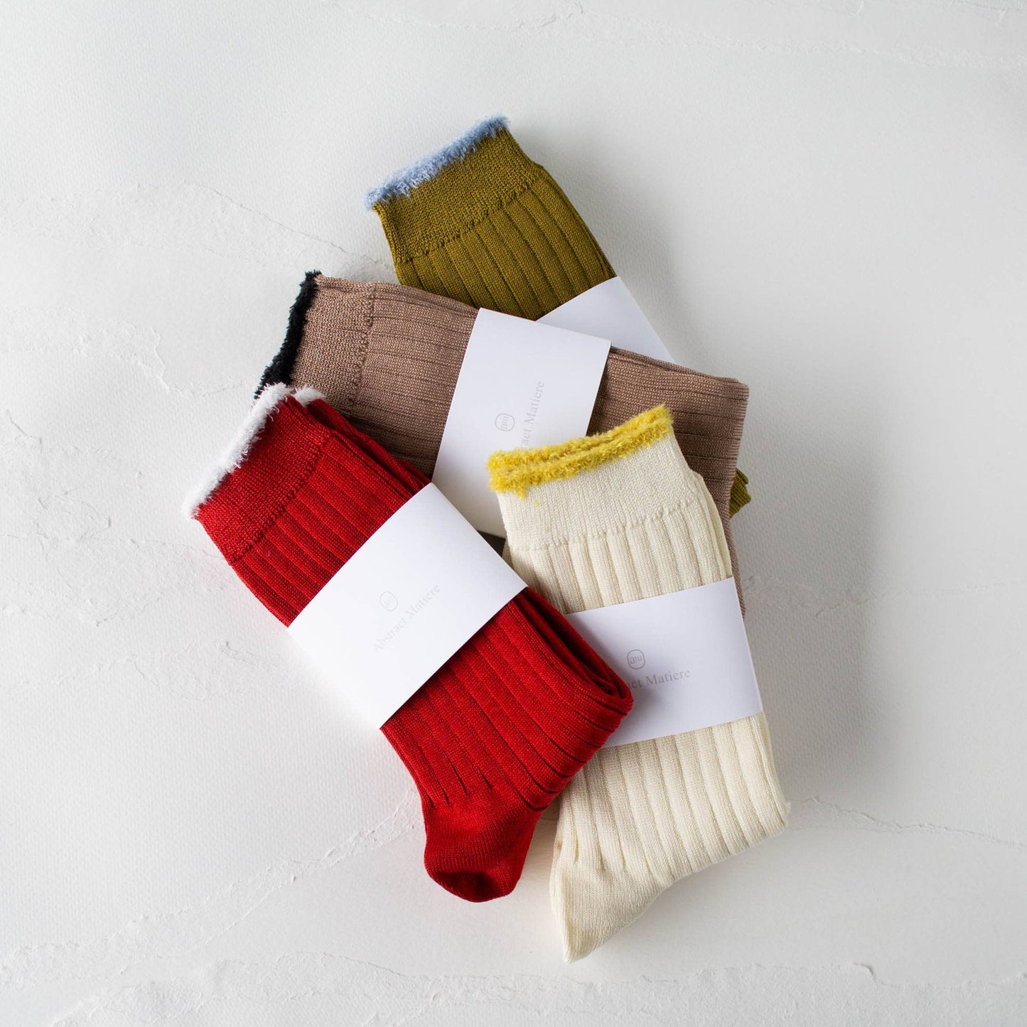 Fall Winter Weekend Socks: Croal Red