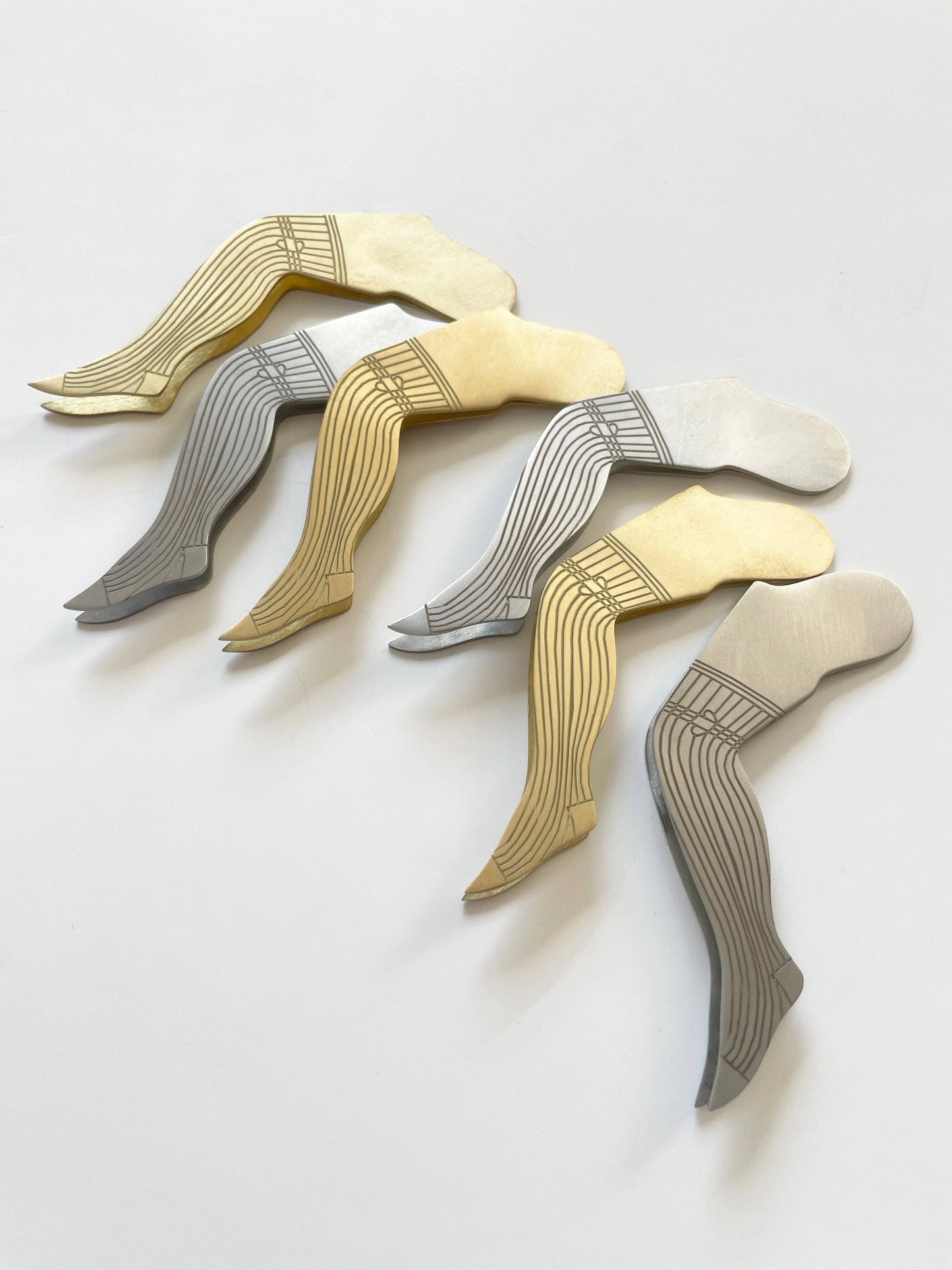 Victorian Stocking Leg Tweezer Candle Snuffer