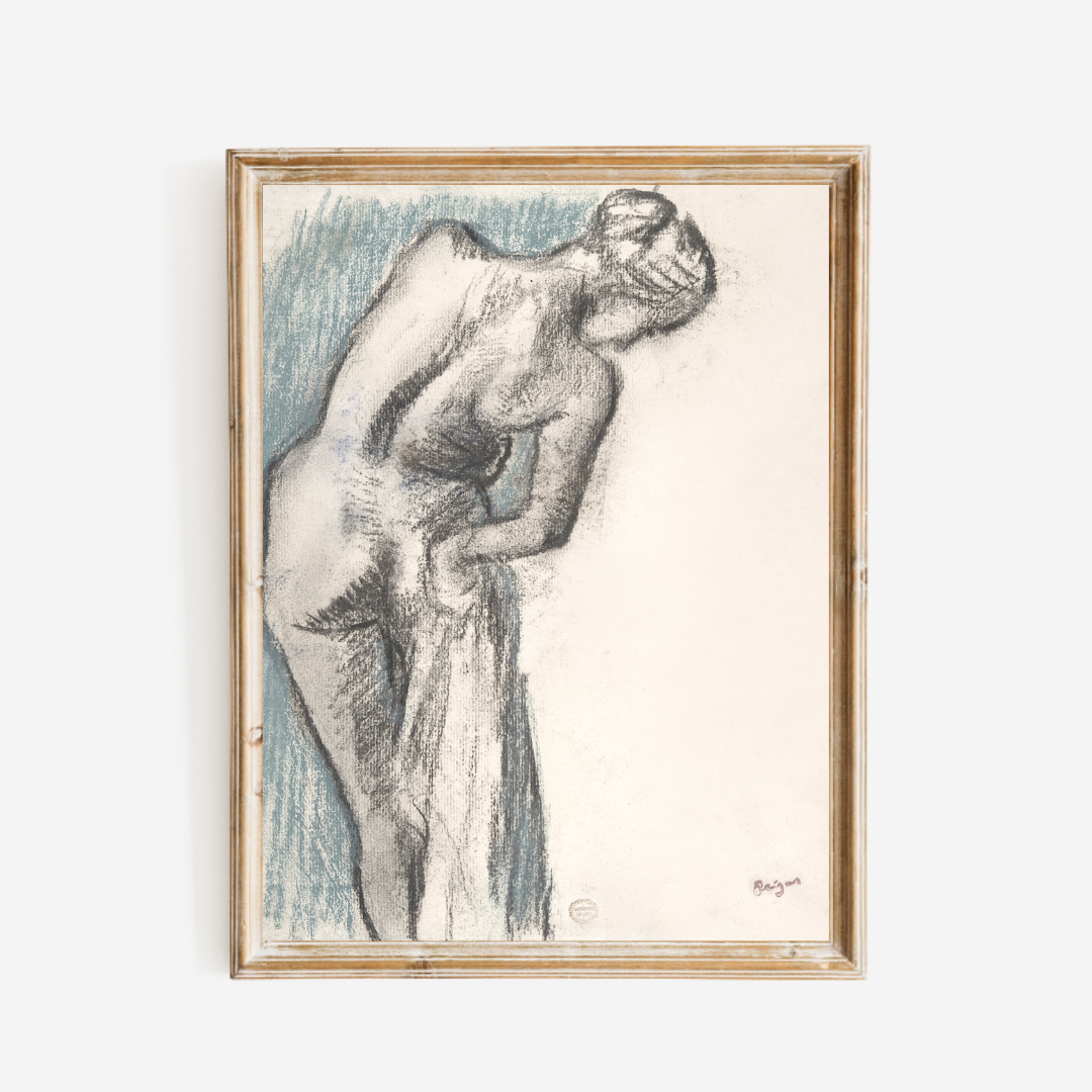 Sketch of a Woman by Edgar Degas Print