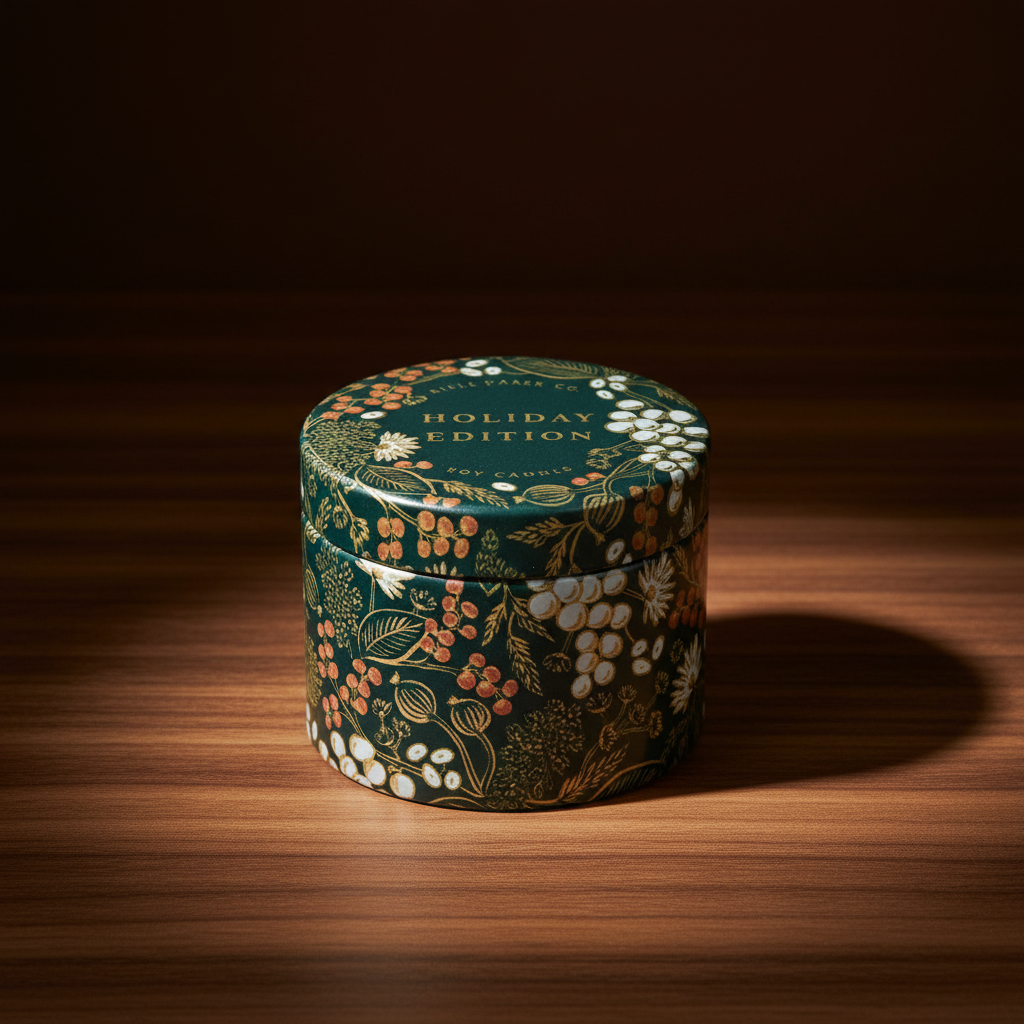 Holiday 3 oz Tin Candle