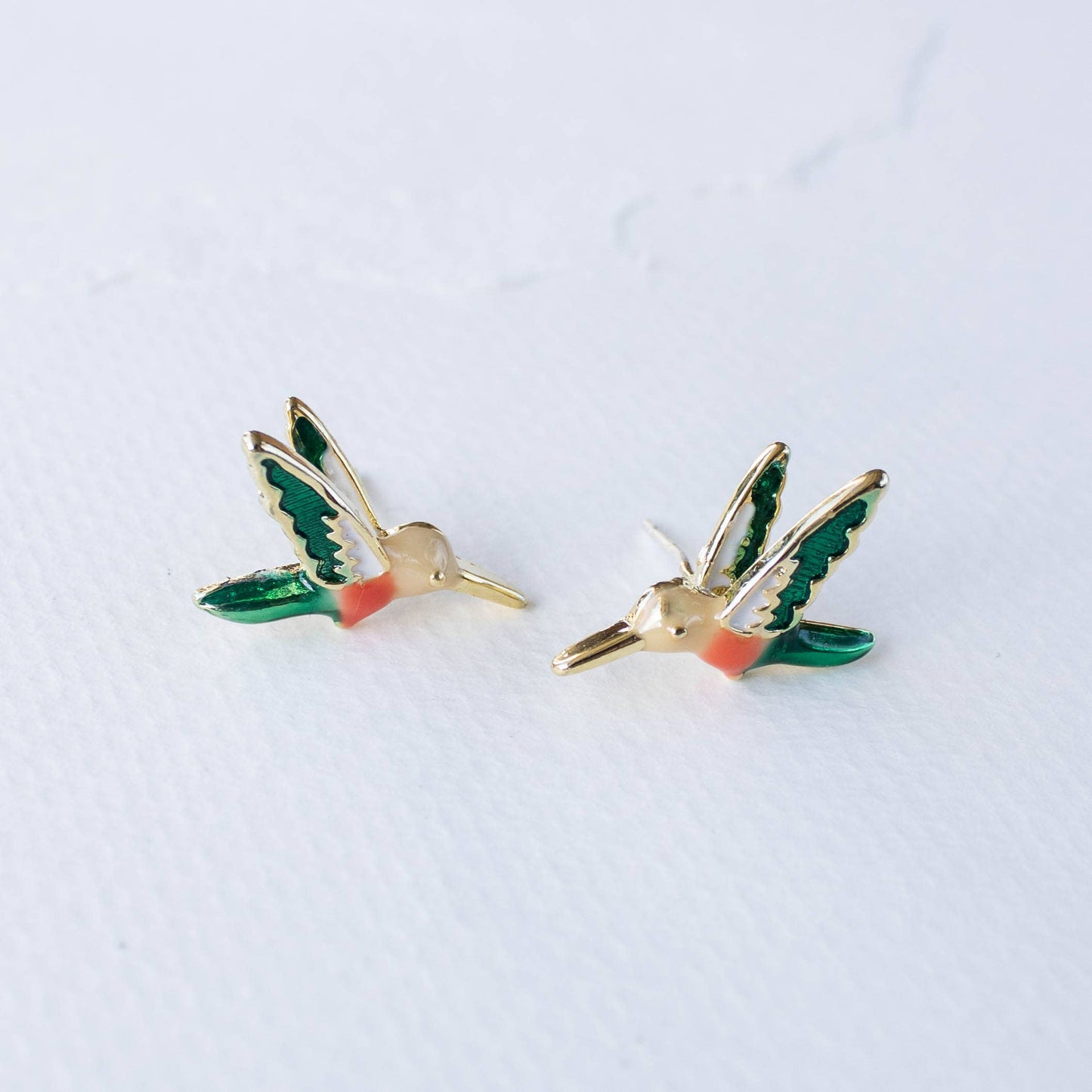 Mini Hummingbird Stud Earrings