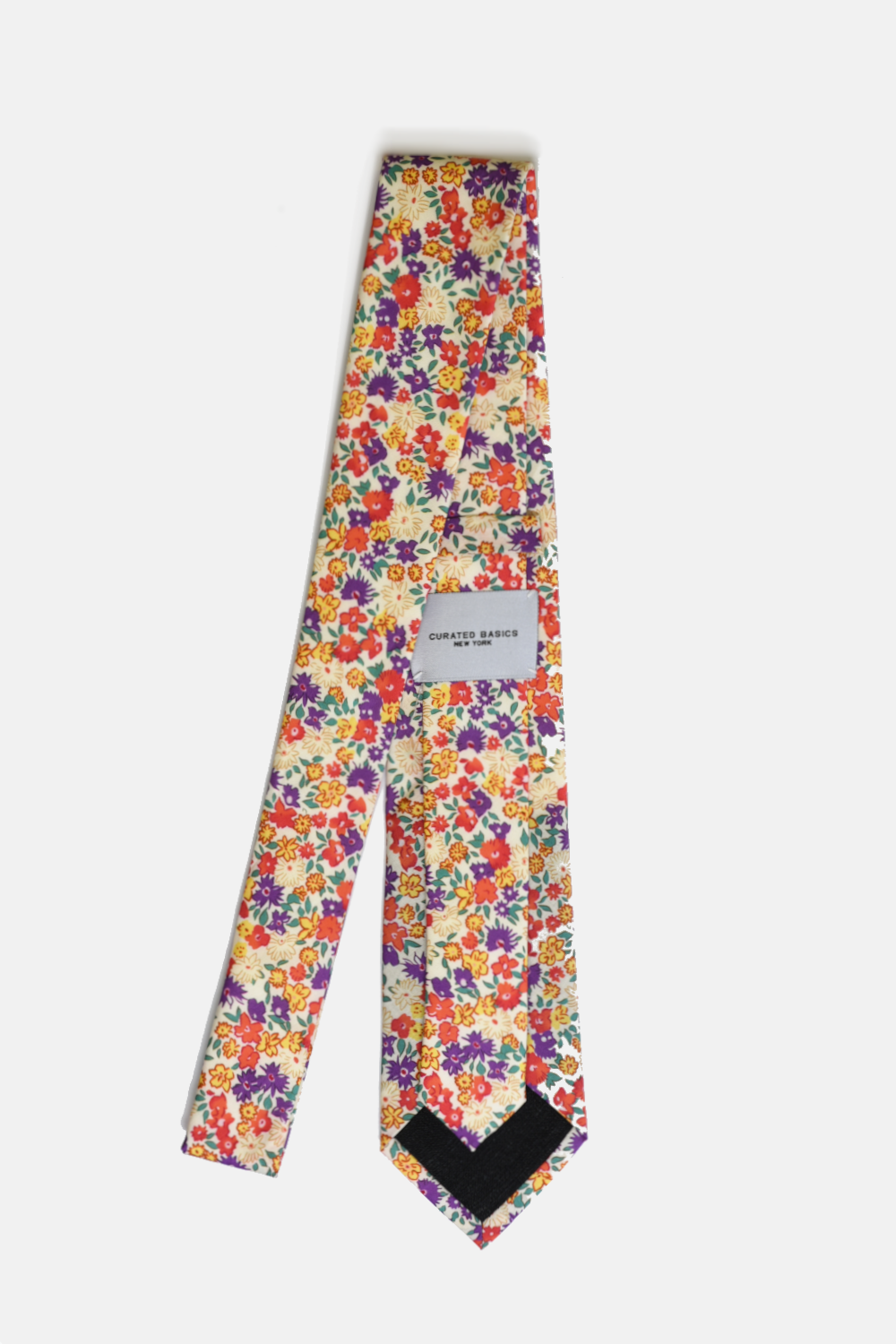 English Wildflower Floral Tie
