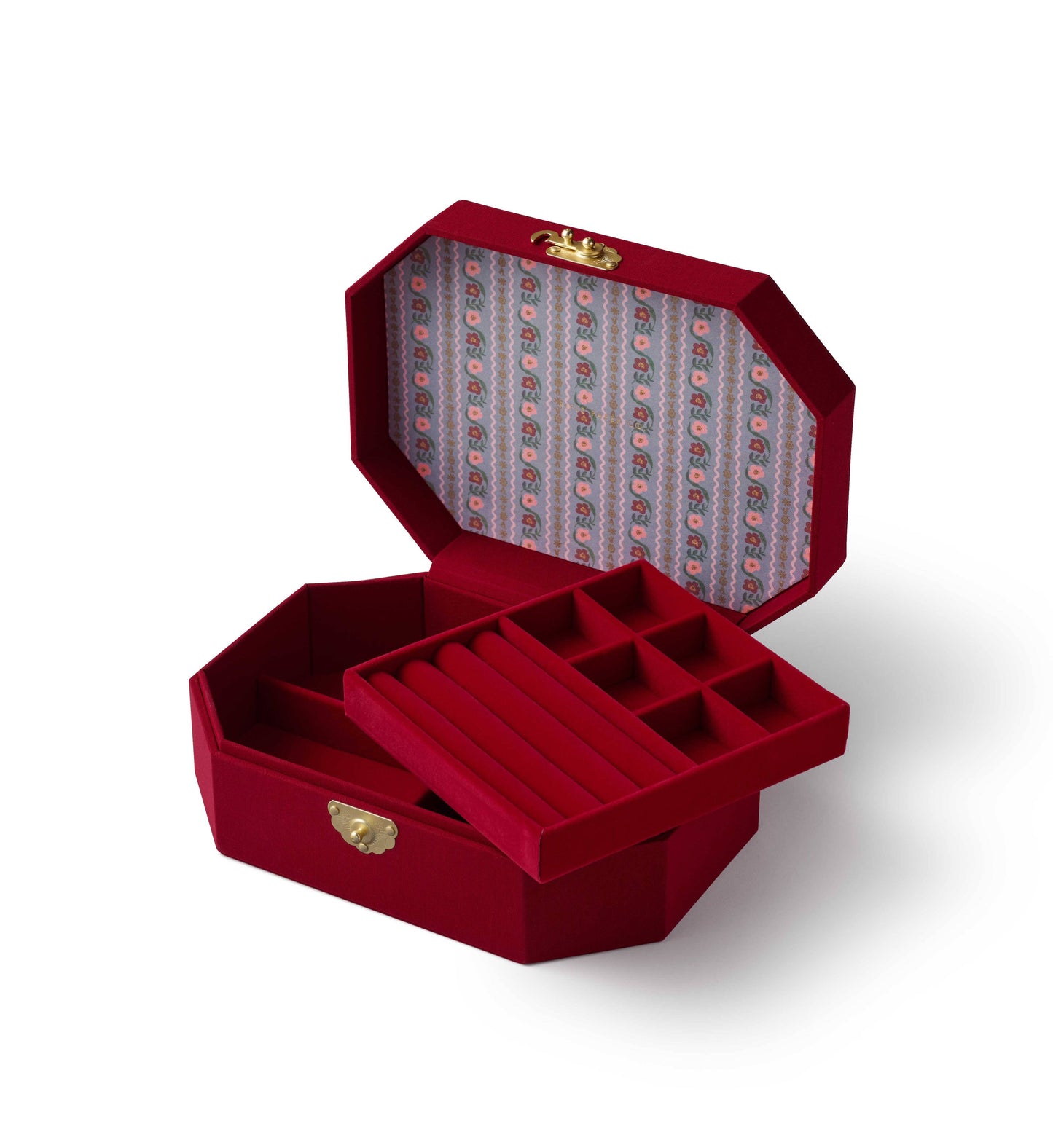 Gemma Embroidered Valentine's Day Jewelry Box
