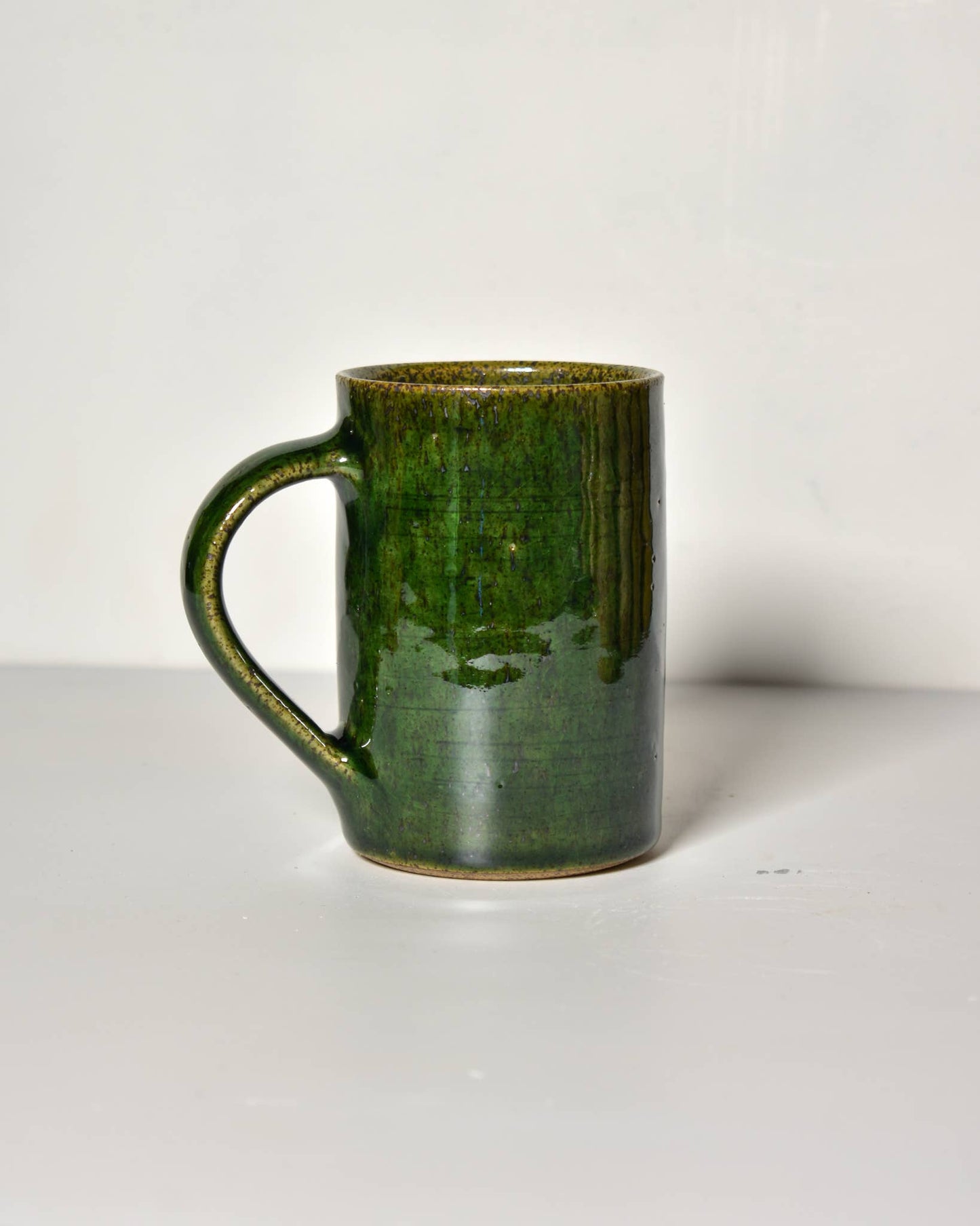 Hand Thrown Mug in Oribe Glaze