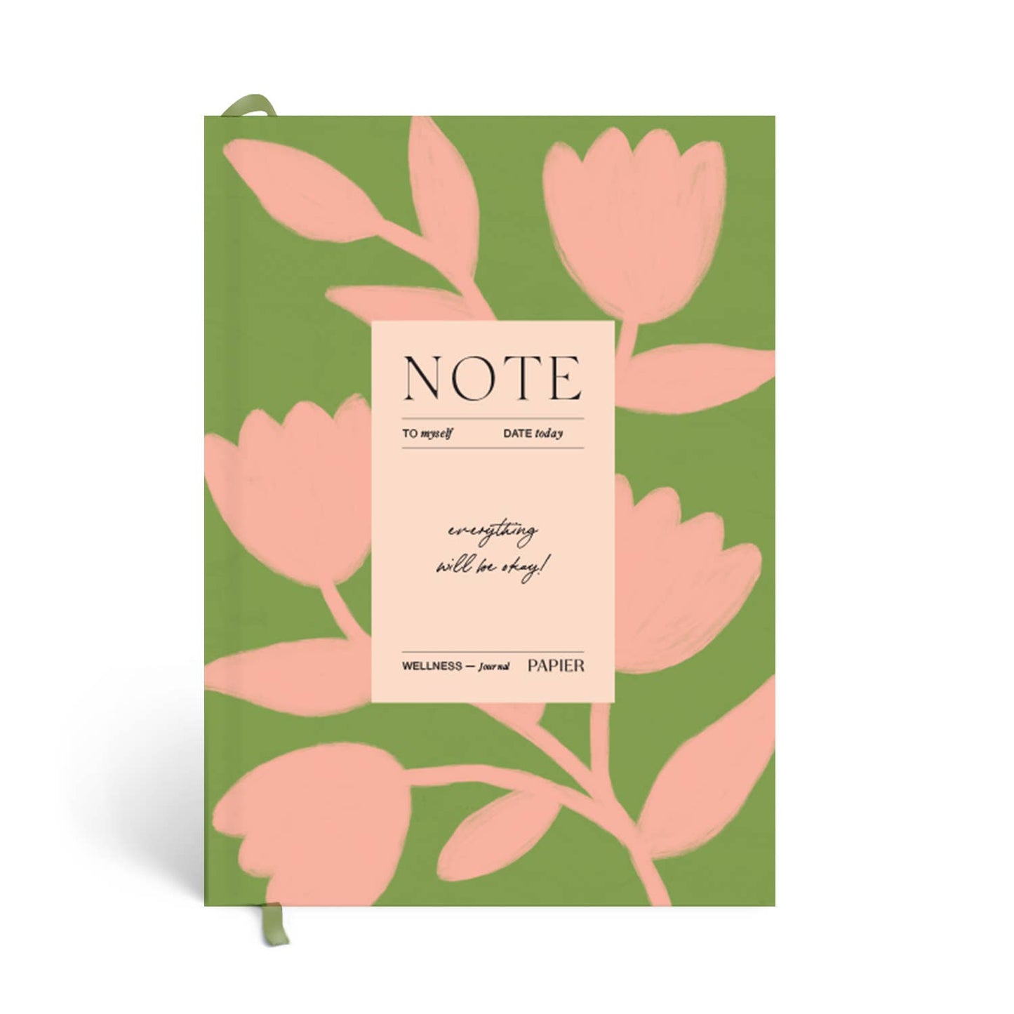 Tulip Block A5 Hardcover Guided Wellness Journal