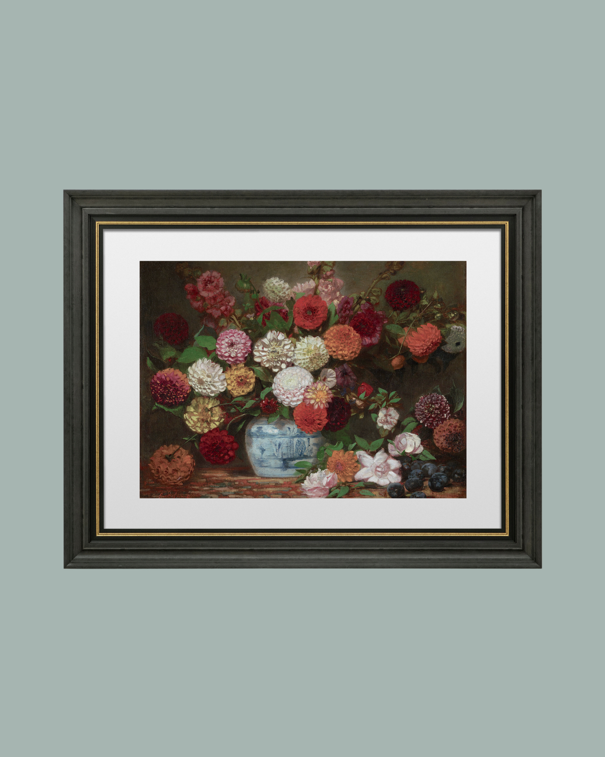 Harvest Bouquet Antique Art Print