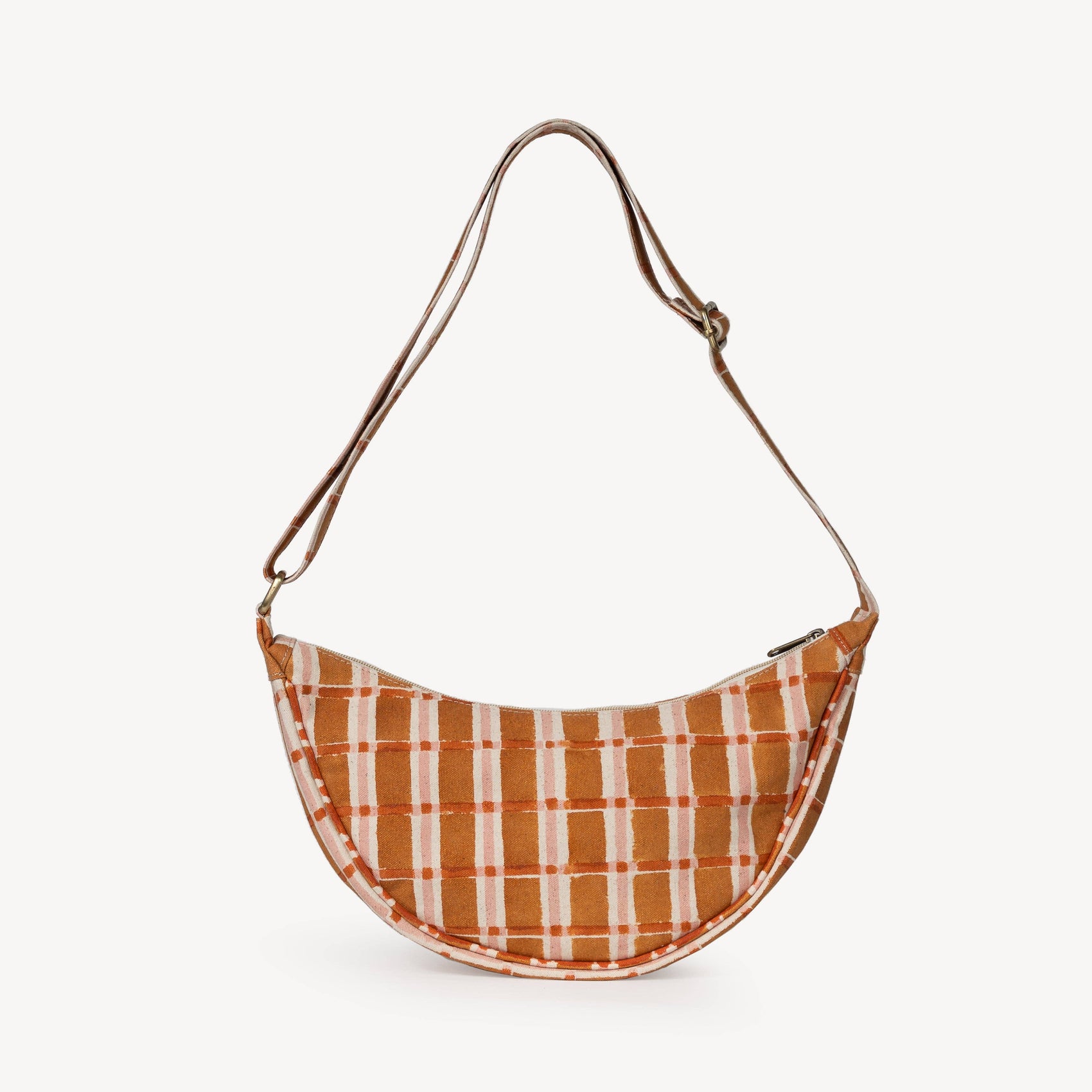 Moon Sling Bag - Ember Plaid