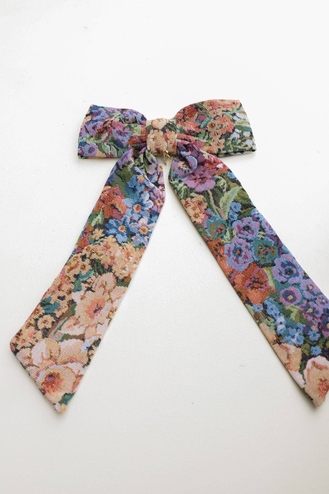 Damask Oversized Hair Bow