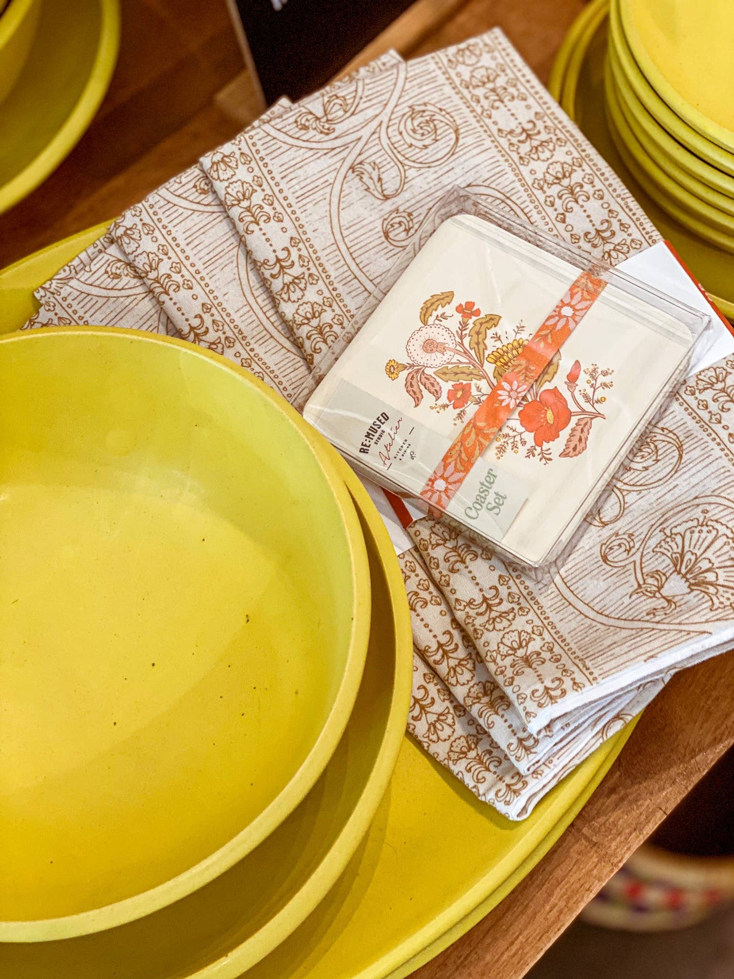Wildflower Reverie Coaster Set-Double Sided