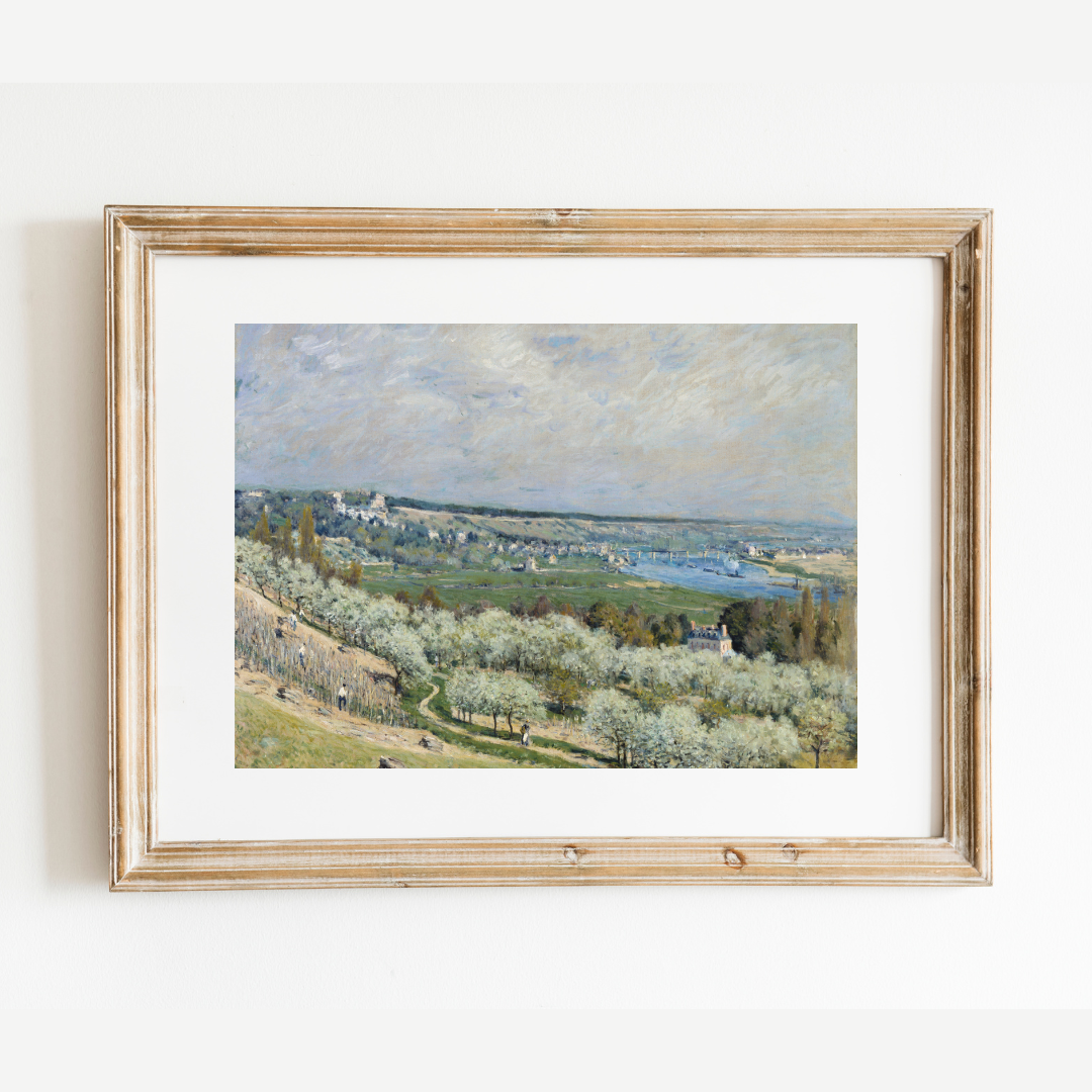 The Terrace at Saint-Germain Antique Art Print