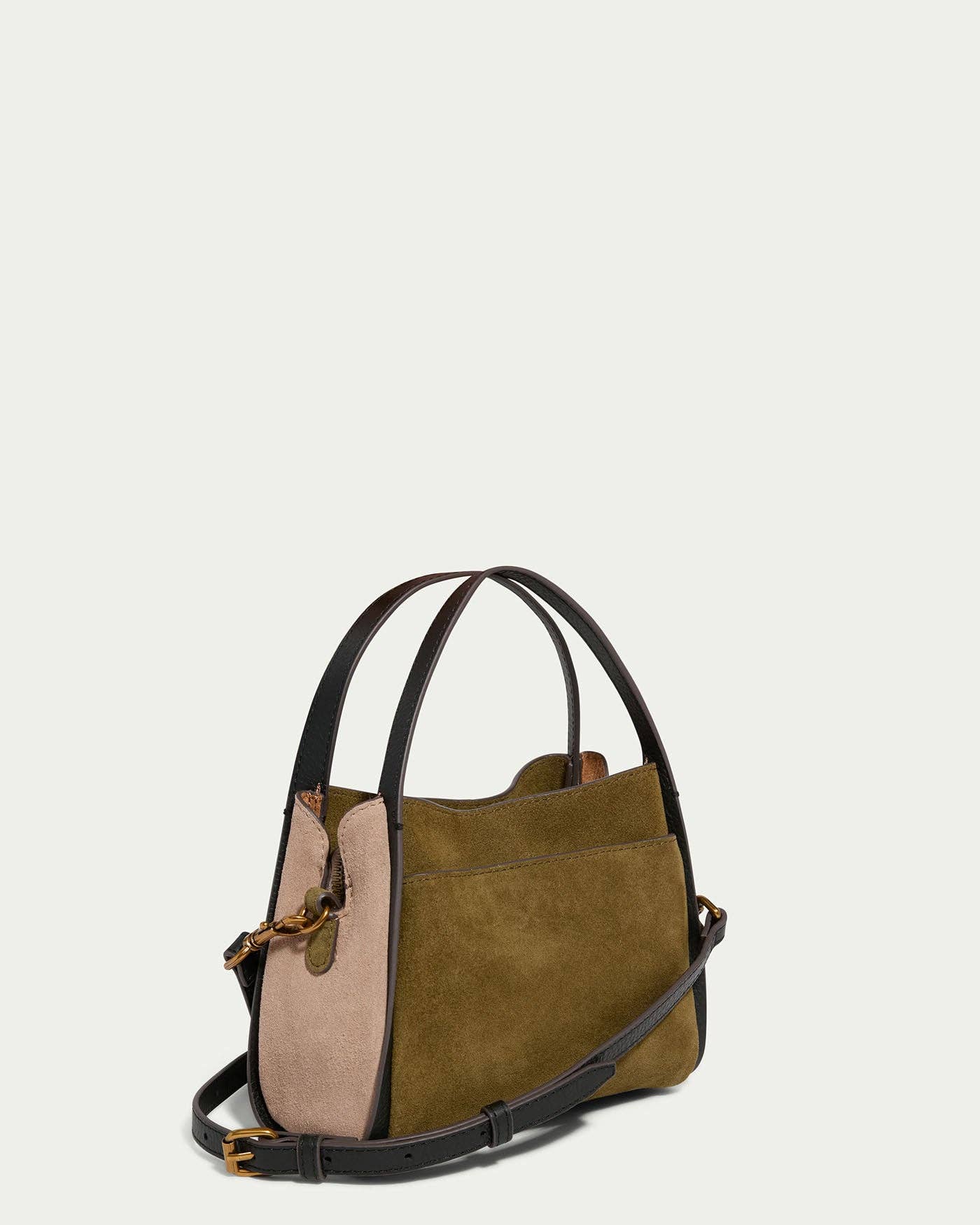 Auburn Suede Mini Crossbody