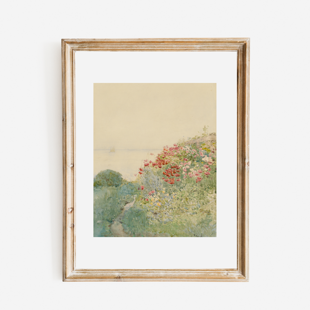 "Field of Poppies, Isles of Shoals" by Childe Hassam