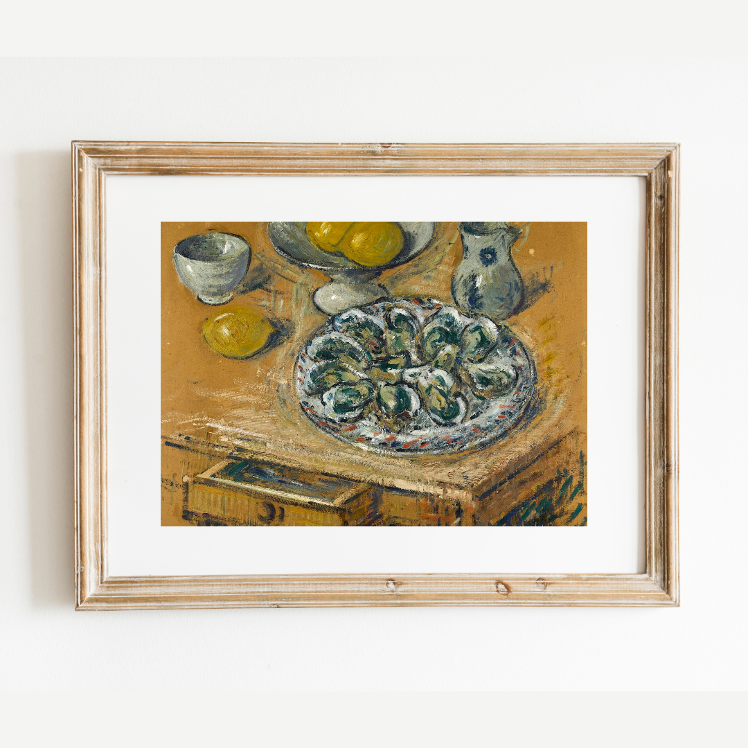 Still Life with Oysters Art Print