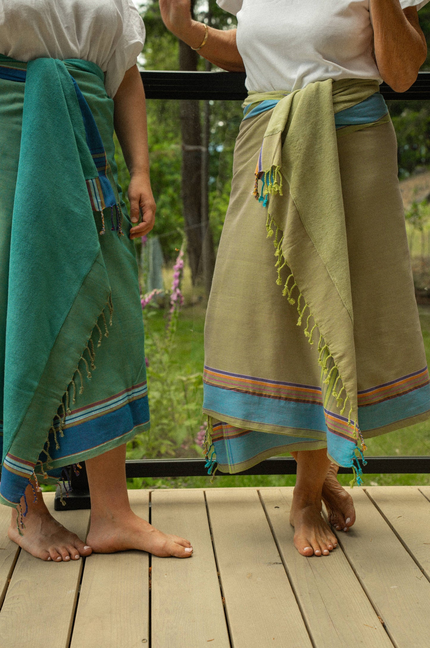 Kikoy Beach Towel/Sarong, Teal